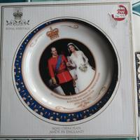 Piatto commemorativo matrimonio William & Kate