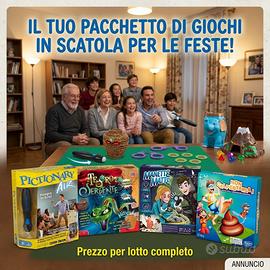 Giochi in scatola per tutta la famiglia
