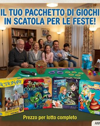 Giochi in scatola per tutta la famiglia