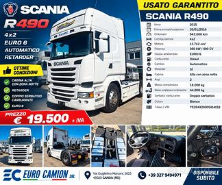 SCANIA R490 ANNO 2016
