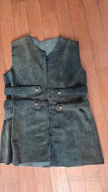 Scamiciata in pelle da bambina