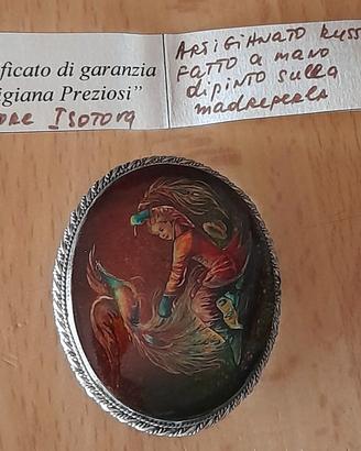 Spilla da collezione artigianato russo