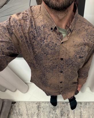 camicia gucci damascata XL