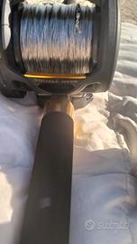  2 Canne Italcanna con mulinello e monel