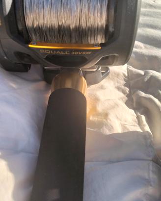 Monel  2 Canne Italcanna con mulinello e monel