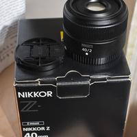 Nikon Z 40mm f/2 – Pari al nuovo
