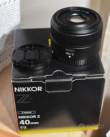 Nikon Z 40mm f/2 – Pari al nuovo