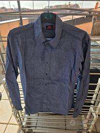 camicia uomo blu robe di kappa