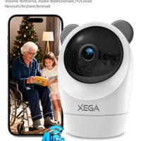 Xega Telecamera Interno 4G con SIM
