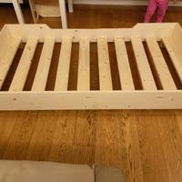 Lettino da 120*60 a 190*80 legno abete pino Montes