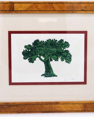 Mario Schifano "Albero" Litografia