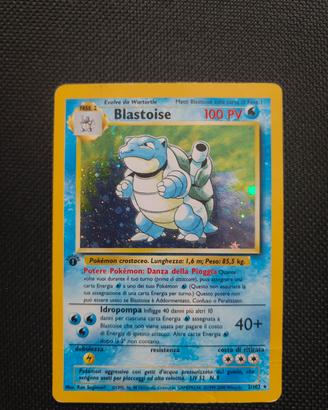 Blastoise set base prima edizione