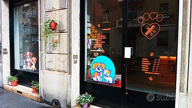 Locale attrezzato per toelettatura