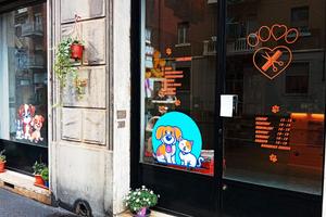 Locale attrezzato per toelettatura