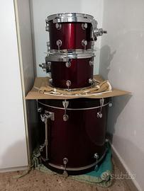 fusti batteria, Cassa 22x18 tom 12 e tom 13 come n