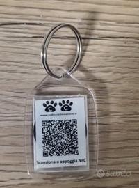 Medaglietta cane/gatto QR/NFC già configurata