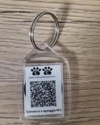 Medaglietta cane/gatto QR/NFC già configurata