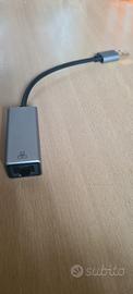Adattatore Scheda di Rete USB a LAN Ethernet RJ45