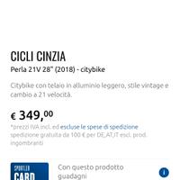 bicicletta city bike Cinzia Perla