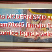 Modernismo astratto dipinto di CA
