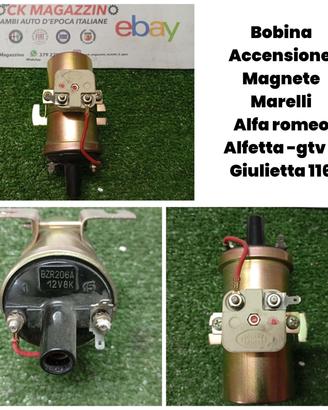 Bobina accensione magnete Marelli alfa romeo Alfet