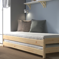 Letto UTÅKER Ikea (2 letti impilati) + 2 materassi