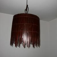 Lampadario bambù