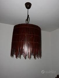 Lampadario bambù