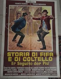 manifesto film storia di fifa e di coltelli 1974 f