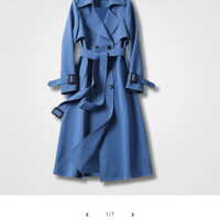 Trench blu nuovo