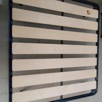 Rete ortopedica doghe e materasso matrimoniale 