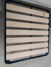 Rete ortopedica doghe e materasso matrimoniale 