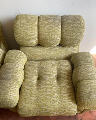 Salotto space age vintage anni 70