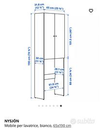 Mobile Lavatrice Ikea NYSJON