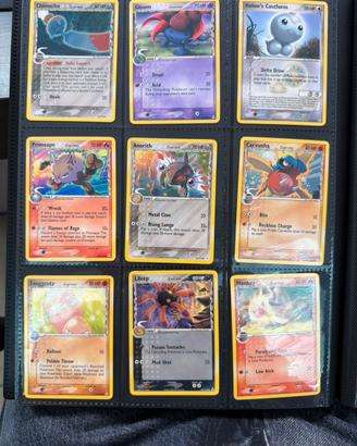 Lotto carte pokemon inglesi ex specie delta2006