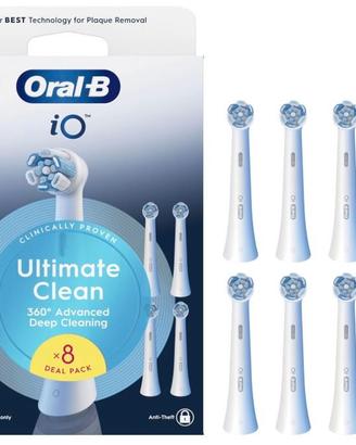Oral-B Testine di Ricambio iO Series Ultimate Clea