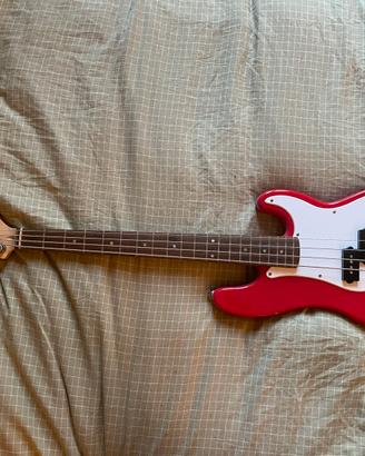 Basso fender rosso