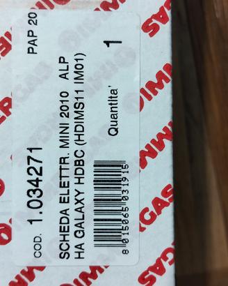 Scheda Immergas Mini Eolo/Nike NUOVA Cod 1.034271