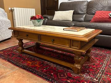 Tavolo basso in legno massello