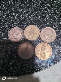 Monete  Russe-italiane-Americane