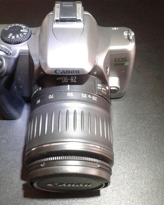 Canon EOS 3000v reflex 35mm + obiettivo 28-90