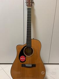 Fender chitarra acustica mancina