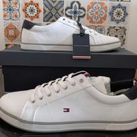 Scarpe sneakers Tommy Hilfiger bianche Classic 43