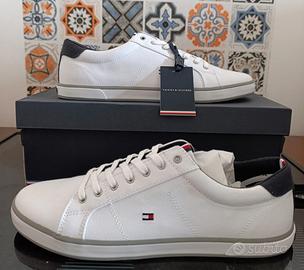 Scarpe sneakers Tommy Hilfiger bianche Classic 43