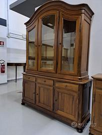 Credenza con vetrina arte povera