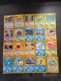 20 carte pokemon vintage
