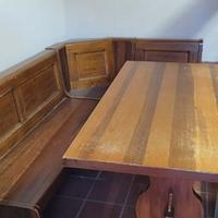 Giropanca piu' tavolo in legno