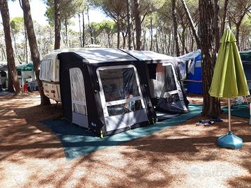 Veranda gonfiabile per caravan/camper