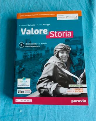Libro scolastico "Valore Storia"