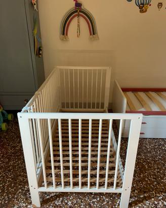 Lettino ikea con materasso su misura
